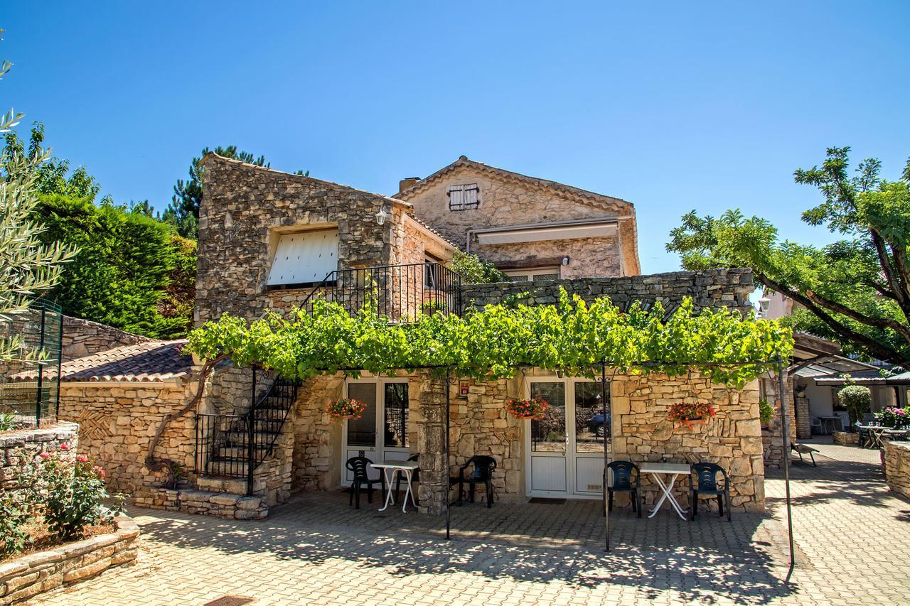 Logis Hotel Restaurant L'Escarbille Saint-Martin-dʼArdèche Exterior foto